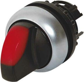 Eaton Leuchtwahltaste mit Knebelgriff, 2-stufig, rot, IP66, M22-WRLK-R - Bild 1