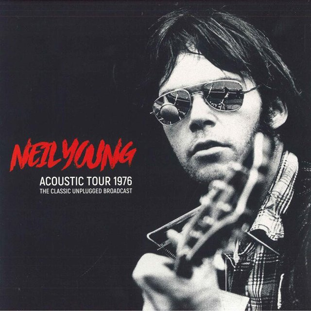 Neil Young - Acoustic Tour 1976 LP Schallplatte von Parachute Recording Company in Weiß - Bild 1