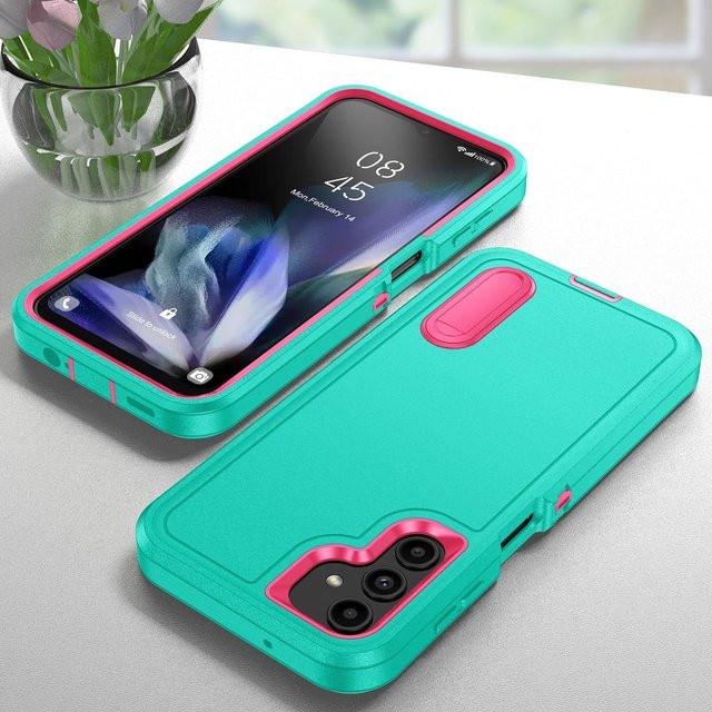 Stoßfeste und robuste Schutzhülle für Samsung Galaxy S24 Ultra, S25 Ultra, S23 FE und weitere Modelle, Farbe: Himmelblau - Bild 1