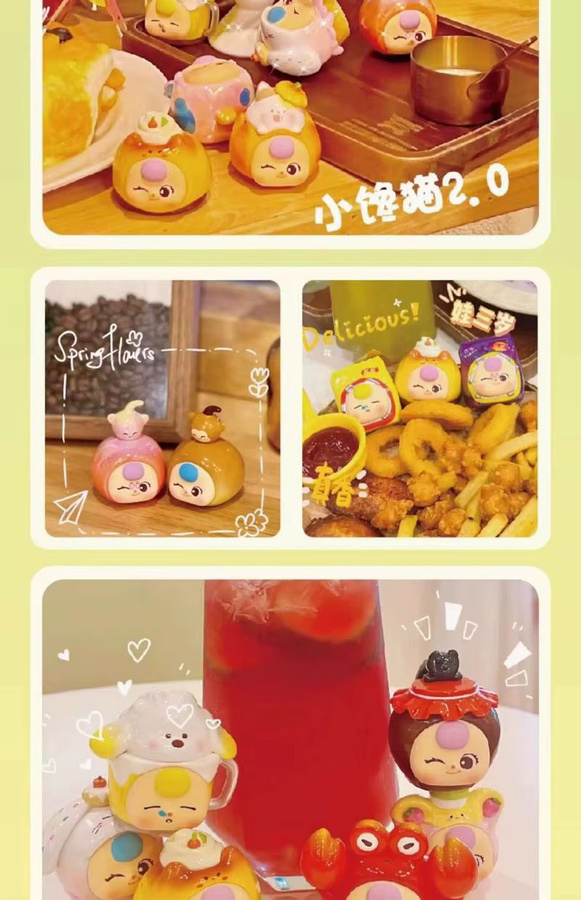 YOAINGO Baby Three Little Foodie Series 2 Mystery Box, Minifiguren-Set - Bild 2