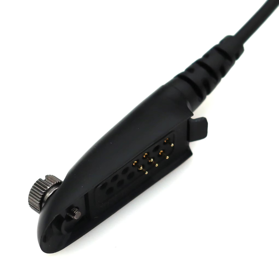 Motorola Handlautsprecher mit PTT-Mikrofon in Schwarz für Walkie Talkie Modelle GP328 GP338 GP340 GP360 GP680 HT750 MTX850LS MTX960 MTX8250 MTX9250 - Bild 2