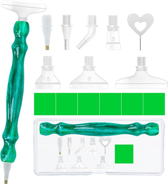 LEIYULY 5D-Diamant-Malstift-Set, 16-teiliges Set - Bild 1