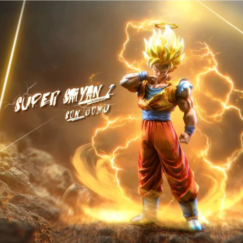 Bandai Dragon Ball Super Saiyajin 2 Son Goku Actionfigur, 30 cm, Leuchtend - Bild 2