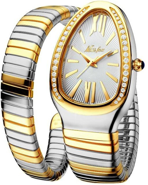 MISSFOX Armbanduhr, Quarz, Edelstahl, Diamantbesetzt, Damen - Bild 1