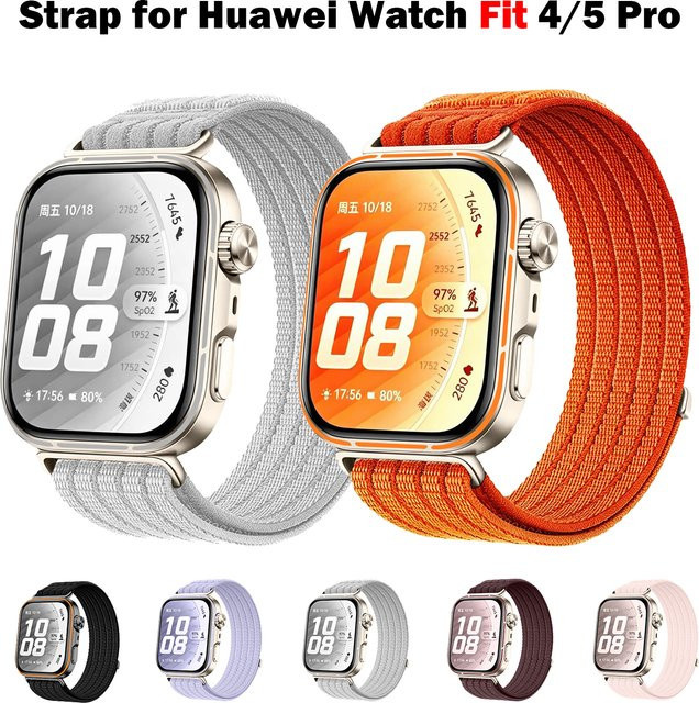 RWBANDS Uhrenarmband Nylon, geflochten, für HUAWEI WATCH FIT 5/4 Pro - Bild 1