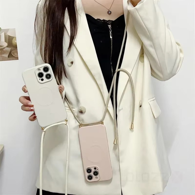 Stoßfeste Handyhülle für Apple iPhone 17 16 15 14 13 12 11 Pro Max mit Magnetverschluss und Trageschlaufe in Lila - Bild 3