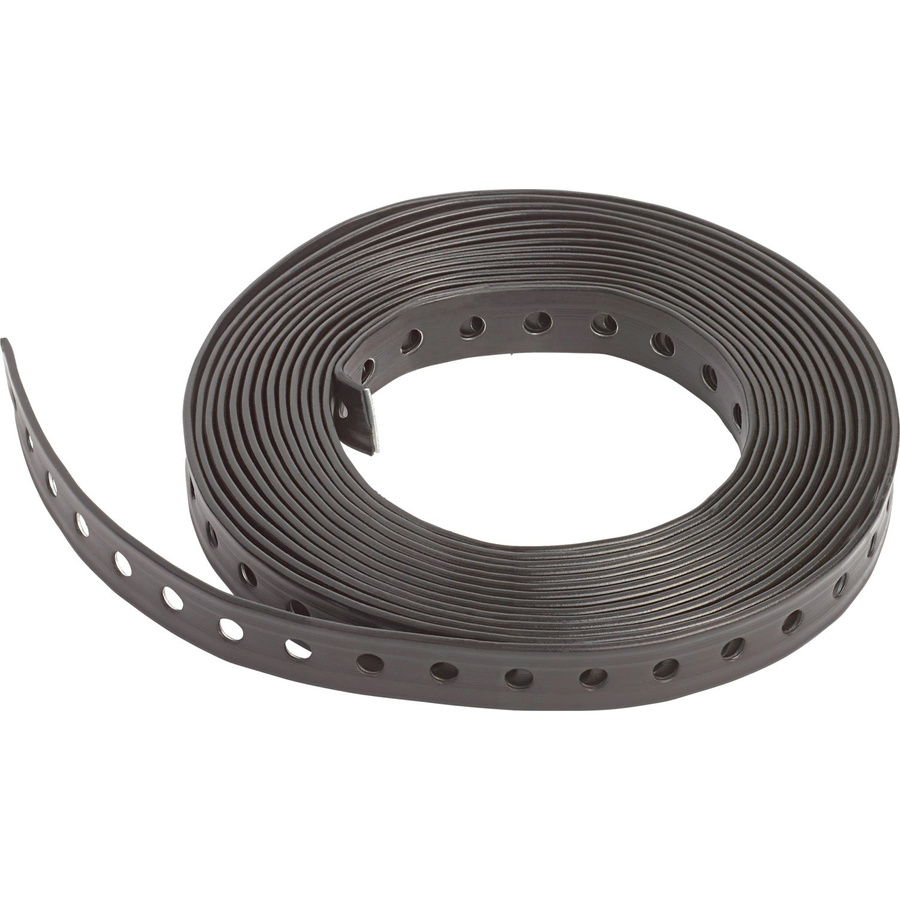 LUX-TOOLS Lochband Kunststoffummantelt Grau 19 mm x 5 m - Bild 2