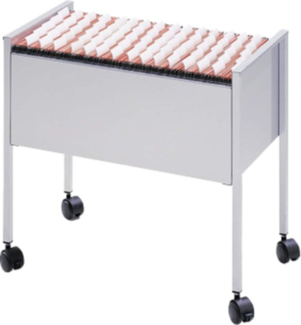 Durable Hängemappenwagen ECONOMY 80 A4 in Metallic Silber aus Metall - Bild 1