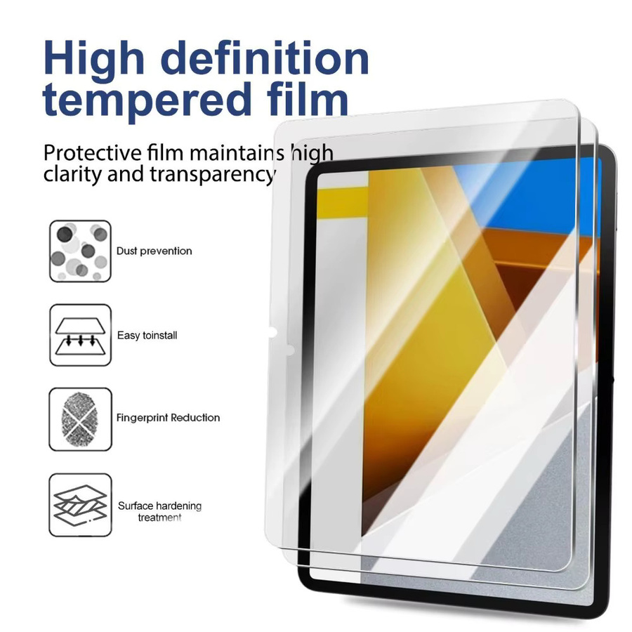 Xiaomi POCO Pad X1/M1 Displayschutzfolie aus gehärtetem Glas, transparent, HD-Klarglas - Bild 2