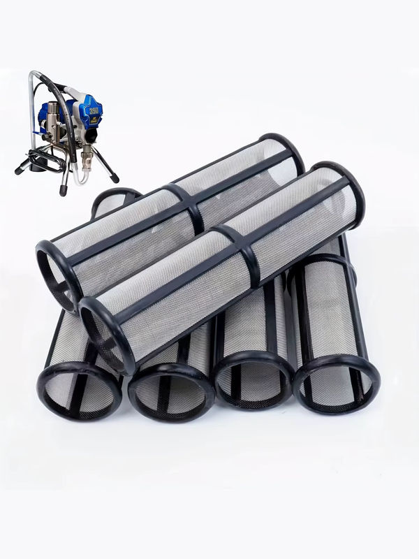 6er Set Airless Farbspritzgerät Filterpumpe und Verteiler Sieb kompatibel mit Graco 246384 für die Modelle 390 395 490 495 595 - Bild 7