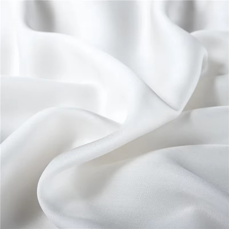 CHA YU PAI Bettbezug aus natürlicher Maulbeerseide, einfarbig, Grau und Weiß, B x H: 140 x 200 cm - Bild 2