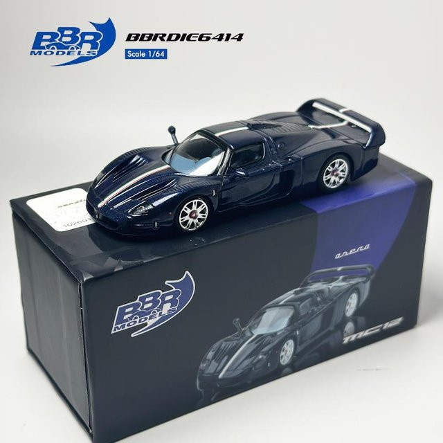 Bburago Mc12 Stradale Automodell, 1:64, Metall, Blau, Schwarz, ab 14 Jahren - Bild 1
