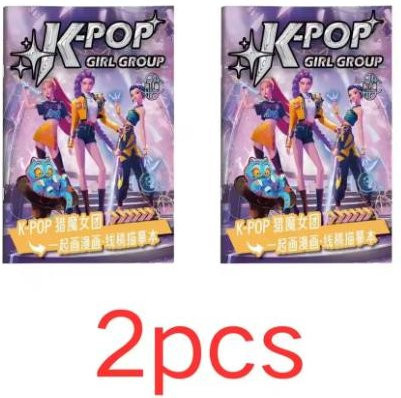 Kpop Dämonenjäger Rumi Mira Zoey Anime-Charakter Zeichen Malbuch - Bild 1