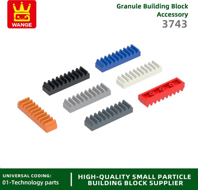 Wange 20-teiliges Set Zahnstange 1 x 4 Block Baustein Zubehör - Bild 1