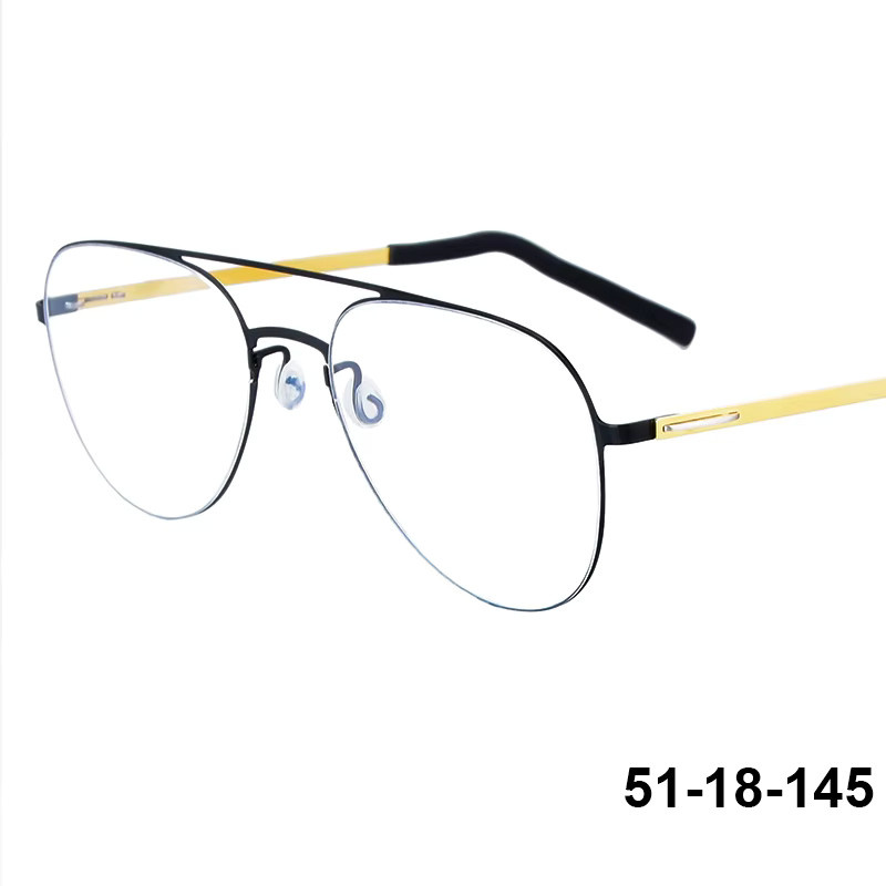 SO SMOOTH WIND Korrektionsbrille, randlos, oval, Unisex, Metall - Bild 4