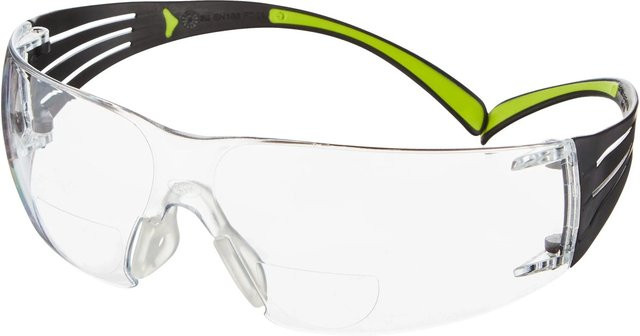 3M SecureFit Lese-Schutzbrille mit Lesedioptrien +2 und Klarsichtscheibe in Transparent - Bild 1