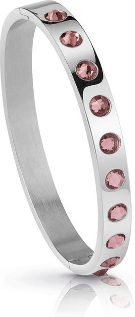 Guess Armreif Edelstahl, Silber, Zirkonia, Kristall, Damen - Bild 1