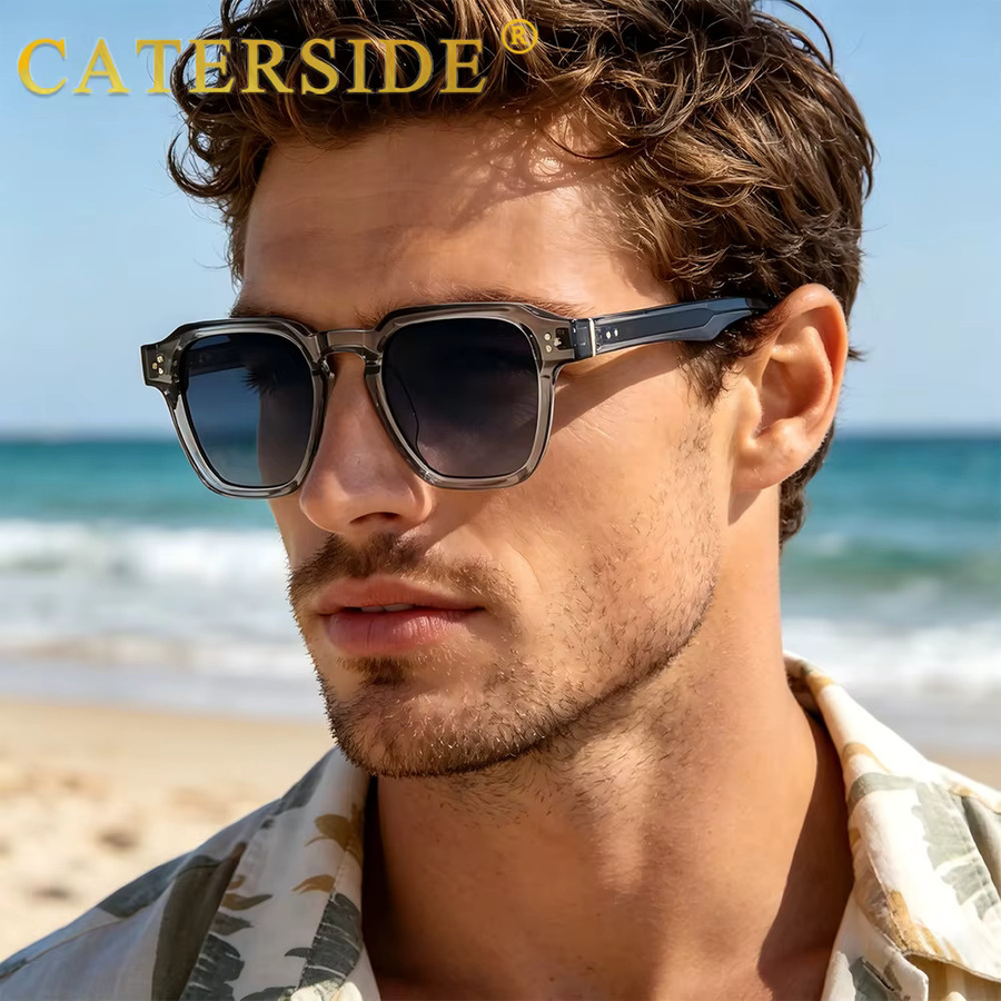 CATERSIDE Sonnenbrille, quadratisch, Vollrand, Unisex - Bild 2