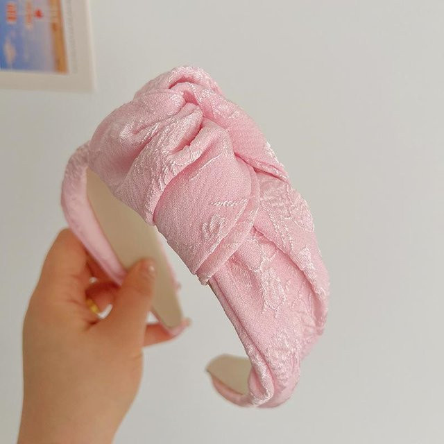 Rd lala Haarband, Blume, Großer Knoten, Rosa, Damen - Bild 1