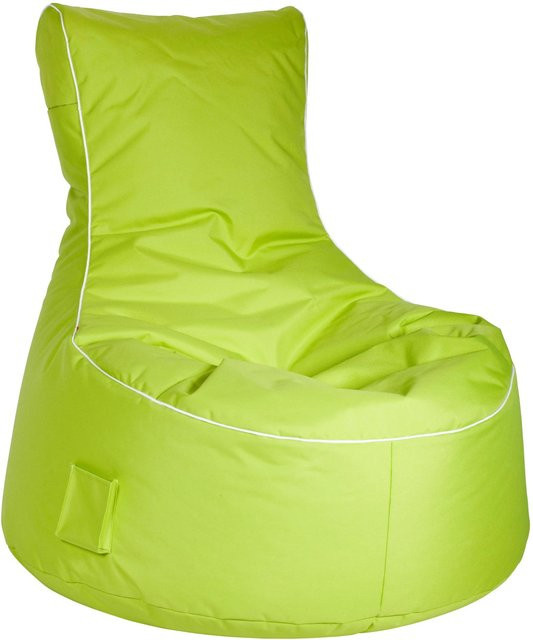 Sitting Point Sitzsack Swing Scuba in Grün mit abwaschbarem Bezug, B: 65 cm, T: 90 cm, H: 95 cm - Bild 1