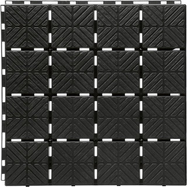 Prosperplast Beetplatten Easy Square Bodenplatten mit Klicksystem, rutschfest, 40 x 40 cm - Bild 1