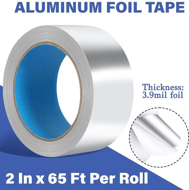 SCESSPACK Aluminiumfolienband zur Abdichtung und Reparatur von Lüftungsöffnungen und Rohren - Bild 1
