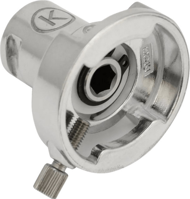 Kenwood KAT001ME Adapter für den Niedertourenanschluss in Silber - Bild 1