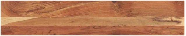 vidaXL Tischplatte aus Massivholz Akazie in Braun, Rechteckig, B: 160 cm, T: 20 cm, H: 3,8 cm - Bild 1
