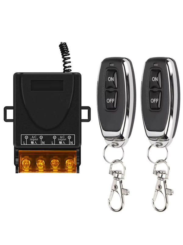 Szaoju Hochstrom-Relaisempfänger RF 433 MHz kabelloser Fernbedienungsschalter in Schwarz für Pumpen, Lichter und Lampen (DC 12 V 24 V 48 V 72 V) - Bild 7