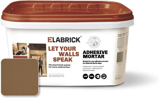 Elabrick Klebemörtel Braun 5 kg - Bild 1