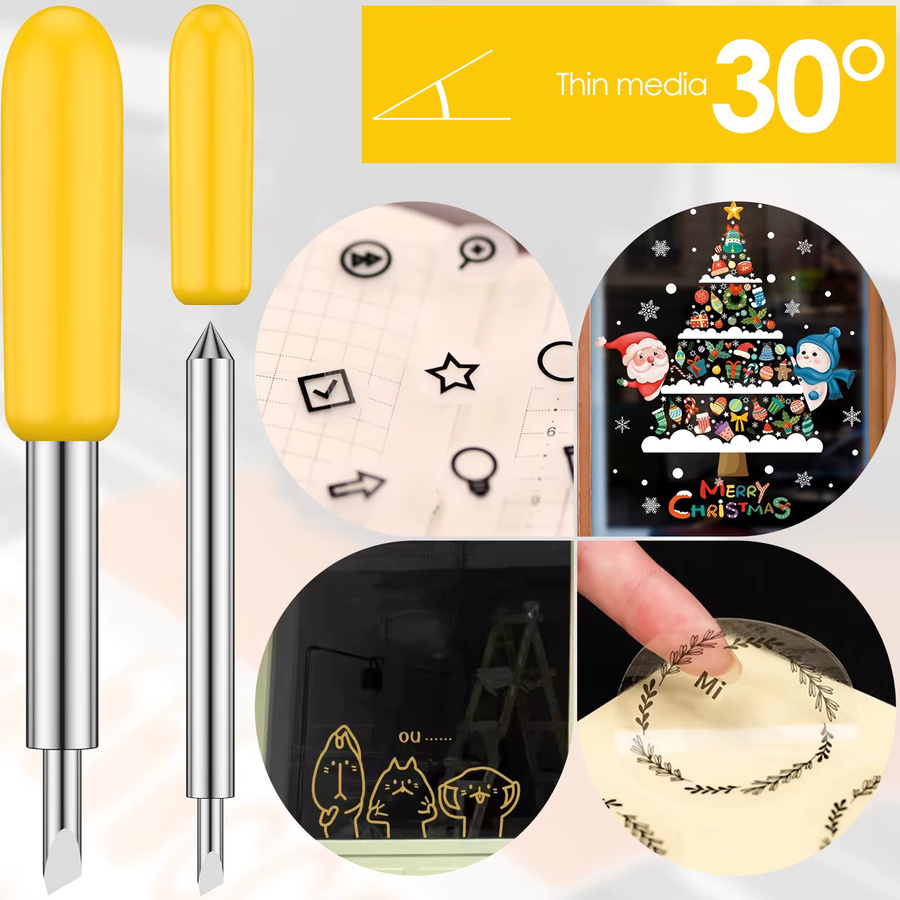 Toorise Hartmetall Schneidklingen für Summa Plotter in 30°, 45° und 60° Winkel für Vinyl Cutter - Bild 4