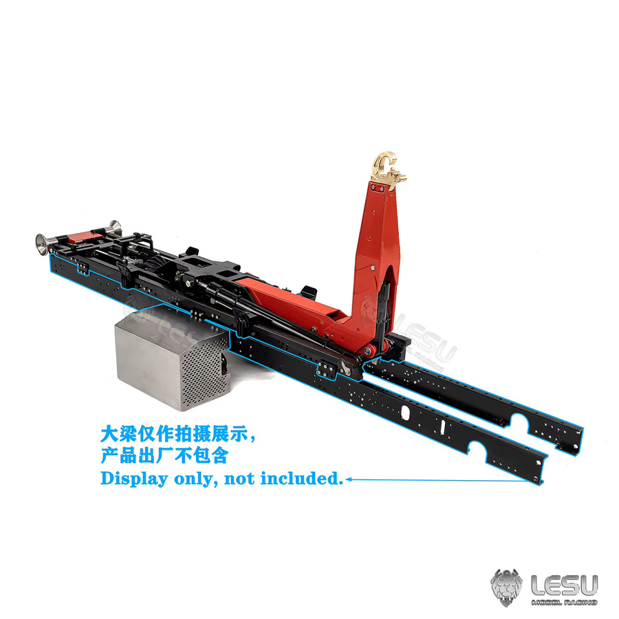 LESU Faltbares Metall-Komplettset, Hydraulischer Roll-on/off Kipper, Ferngesteuertes Kippfahrzeug, 1:14 - Bild 2