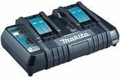 Makita DC18RD bulk Schnellladegerät in Schwarz und Blau - Bild 1
