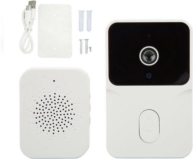 Neoglint Drahtlose Video Türklingel Kamera in Weiß mit HD Nachtsicht, WiFi und 2-Wege-Sprachfunktion - Bild 1