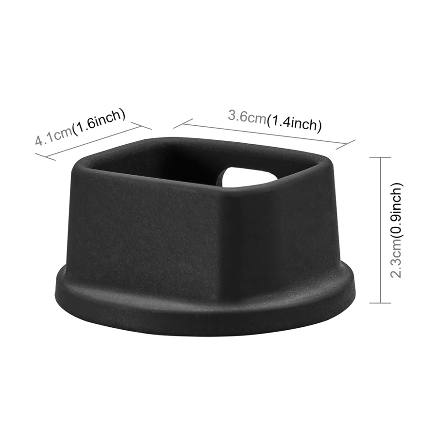 PULUZ Silikon-Dockingstation Desktop-Ladestation Halterung für DJI Osmo Pocket 4 / 3 in Schwarz - Bild 2
