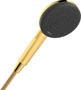 Hansgrohe Handbrause Raindance Alive Select S in Gold mit 3 Strahlarten und 12,5 cm Durchmesser - Bild 1