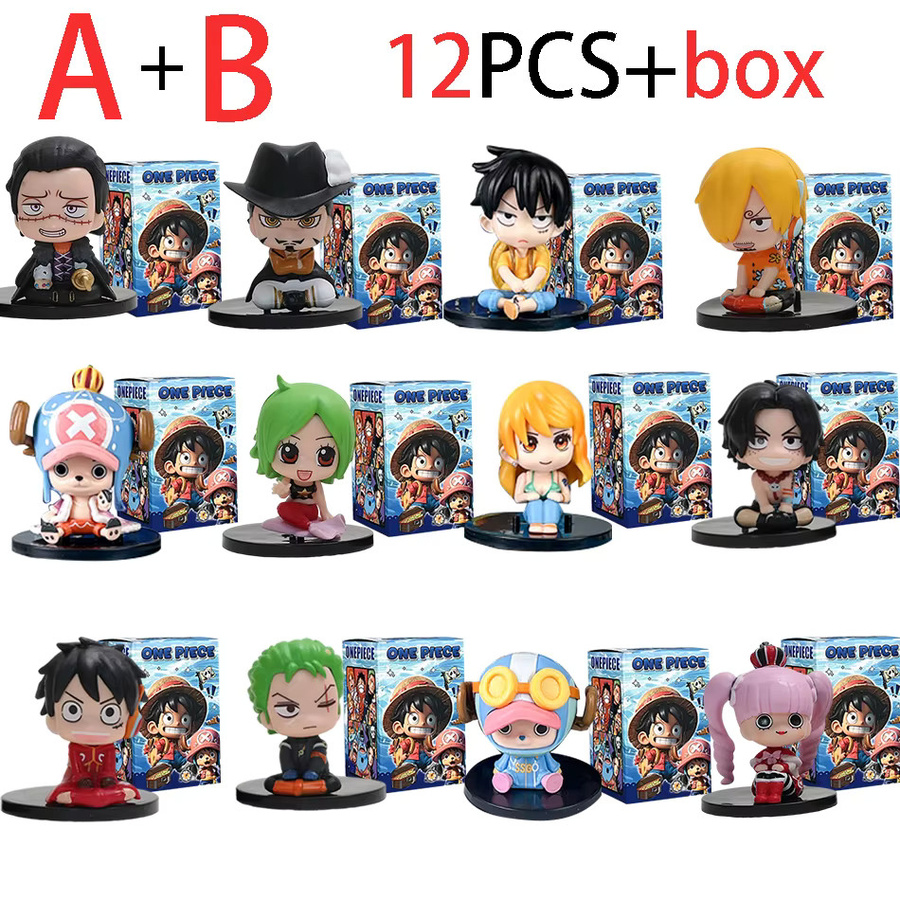 Bandai One Piece Actionfigur, Luffy Roronoa Zoro, 6cm, 1-teiliges Set - Bild 5