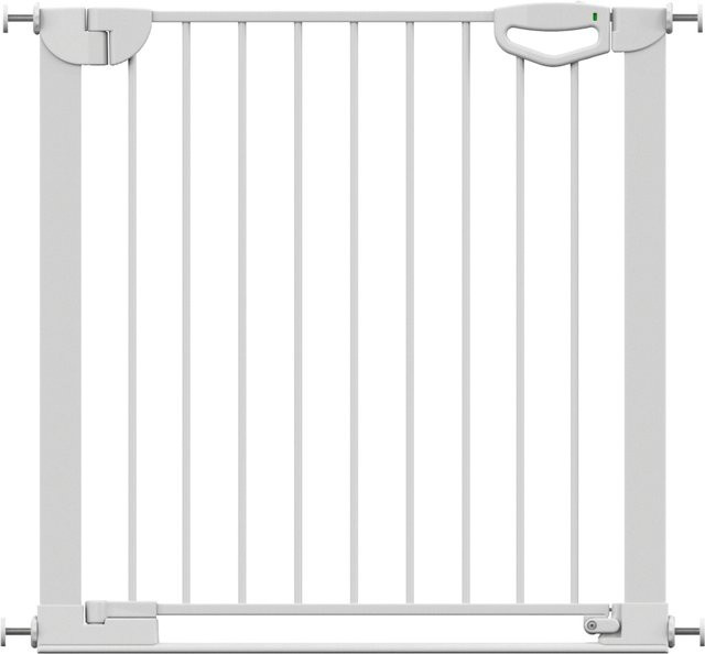 Geuther Tür- und Treppenschutzgitter Easylock mit Flatstep, Weiß, Breite: 83 cm - 90 cm - Bild 1
