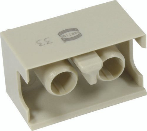 HARTING Federleiste 09290023401 in Beige und Grau aus Kunststoff mit 1 Reihe - Bild 1