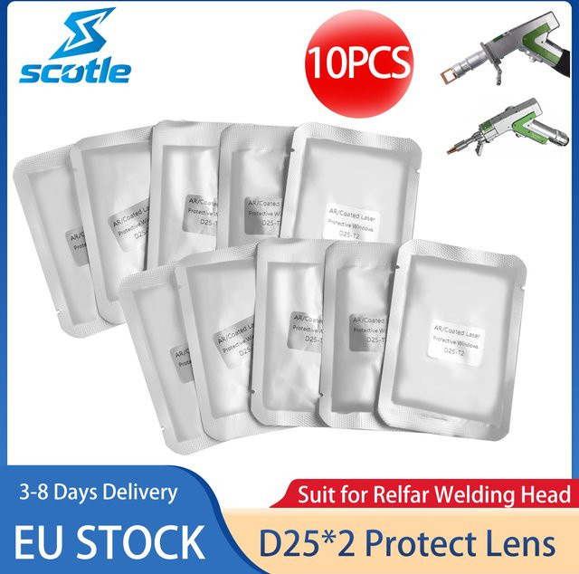 Scotle Optisches Laser-Schutzobjektiv D25*2 für Relfar Laserschweißmaschinen-Schweißköpfe - Bild 1