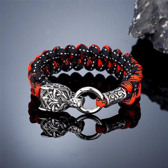 Yiran Jewelry Armband, Edelstahl, Schwarz, Herren, 21cm - Bild 1
