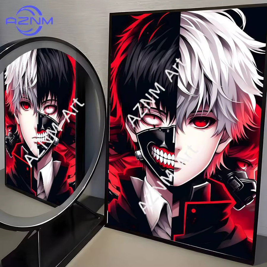 KAYOU Anime Tokyo Ghoul K-Kaneki Ken Poster Illustration in Mehrfarbig - Bild 2