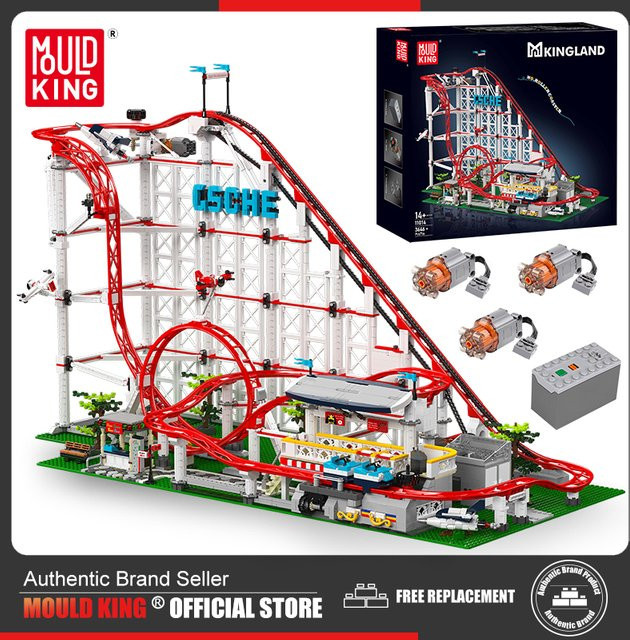 Mould King 11014 Technischer Achterbahn-Baustein, motorisiertes Modell-Set, ab 14 Jahren - Bild 1