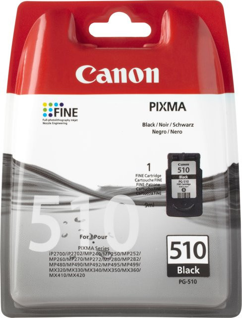 Original Canon Tintenpatrone PG-510 Schwarz - Bild 2