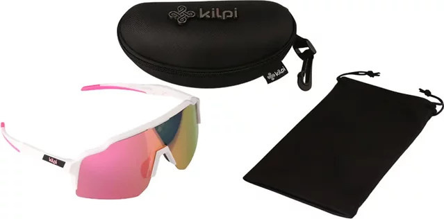 Kilpi Solis Sonnenbrille, Unisex, Vollrand, Kunststoff, pink, white - Bild 1