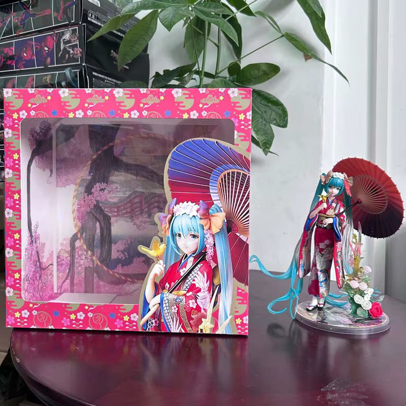 Bandai Hatsune Miku Figur, Mädchen, Kimono, Bunt, Kunststoff - Bild 6