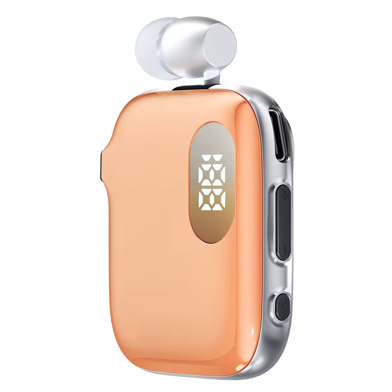 Reversclip Business Bluetooth-Headset in Orange mit Leistungsanzeige und Anrufgeräuschunterdrückung als Einohr-Kopfhörer - Bild 3