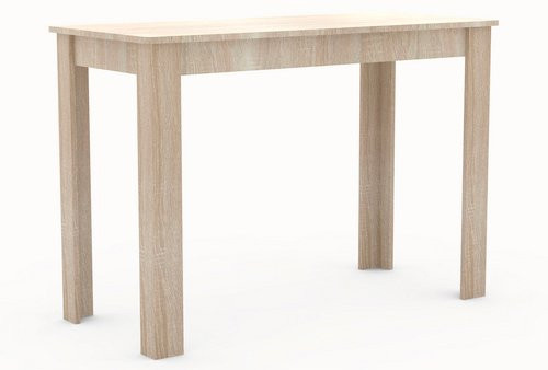 VCM Esstisch Esal in Eiche Dekor, rechteckig, B/H/T: 110 x 76 x 50 cm, braun - Bild 1