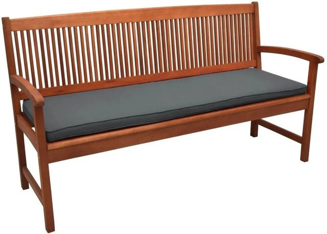 Beautissu Loft BK Bankauflage Graphitgrau B: 100 cm, T: 48 cm, H: 5 cm - Bild 1