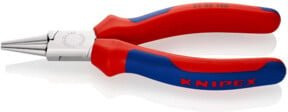 Knipex Rundzange mit Mehrkomponenten-Hüllen verchromt rot 140 mm - Bild 1